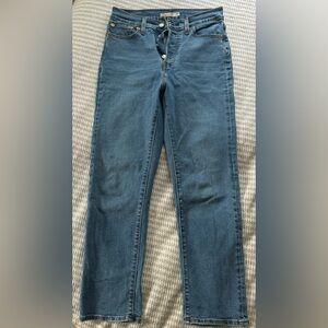 Levi Wedgie Straight Jeans